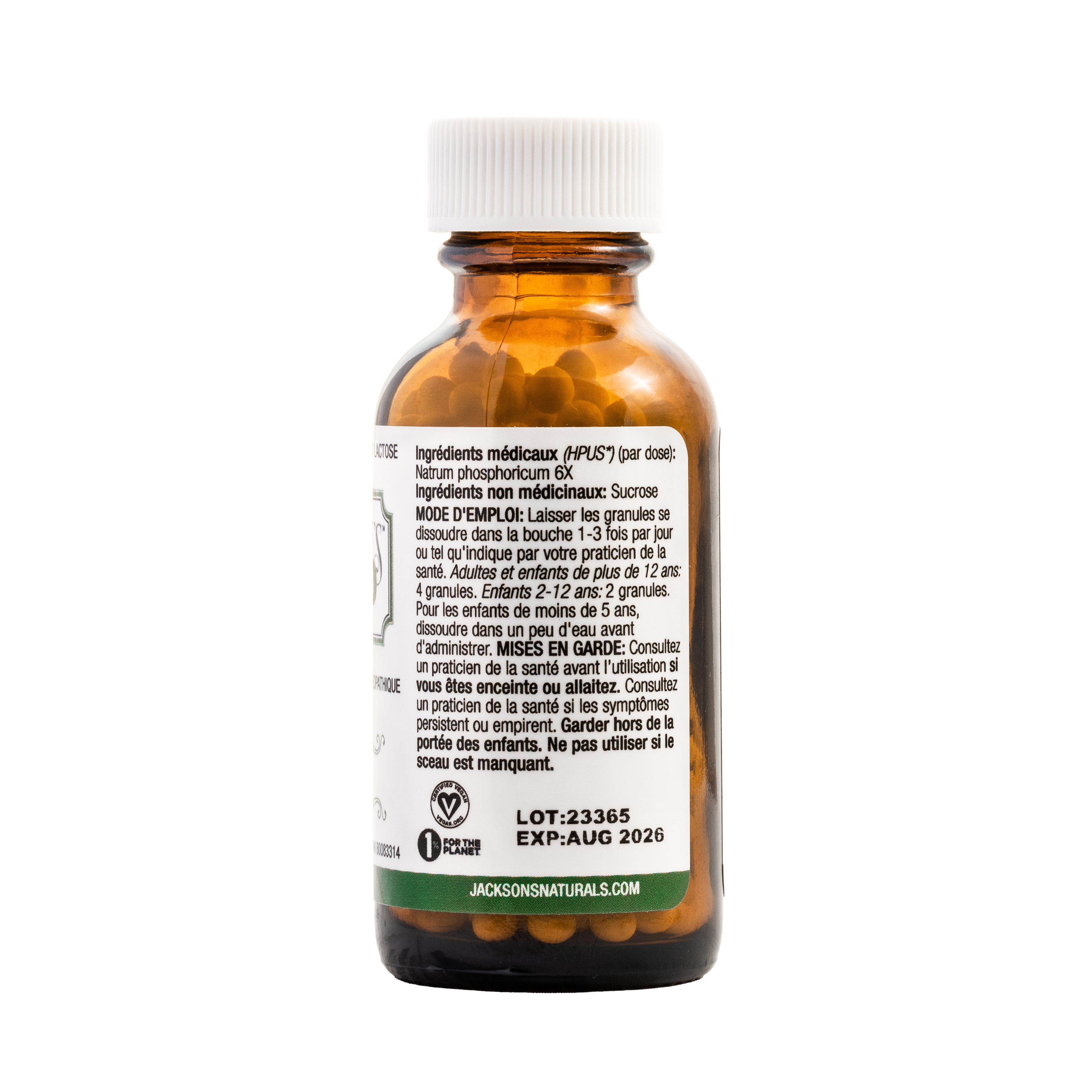 #10 Nat phos 6X - Certified Vegan, Lactose-Free Schuessler Cell Salt (Sodium phosphate)