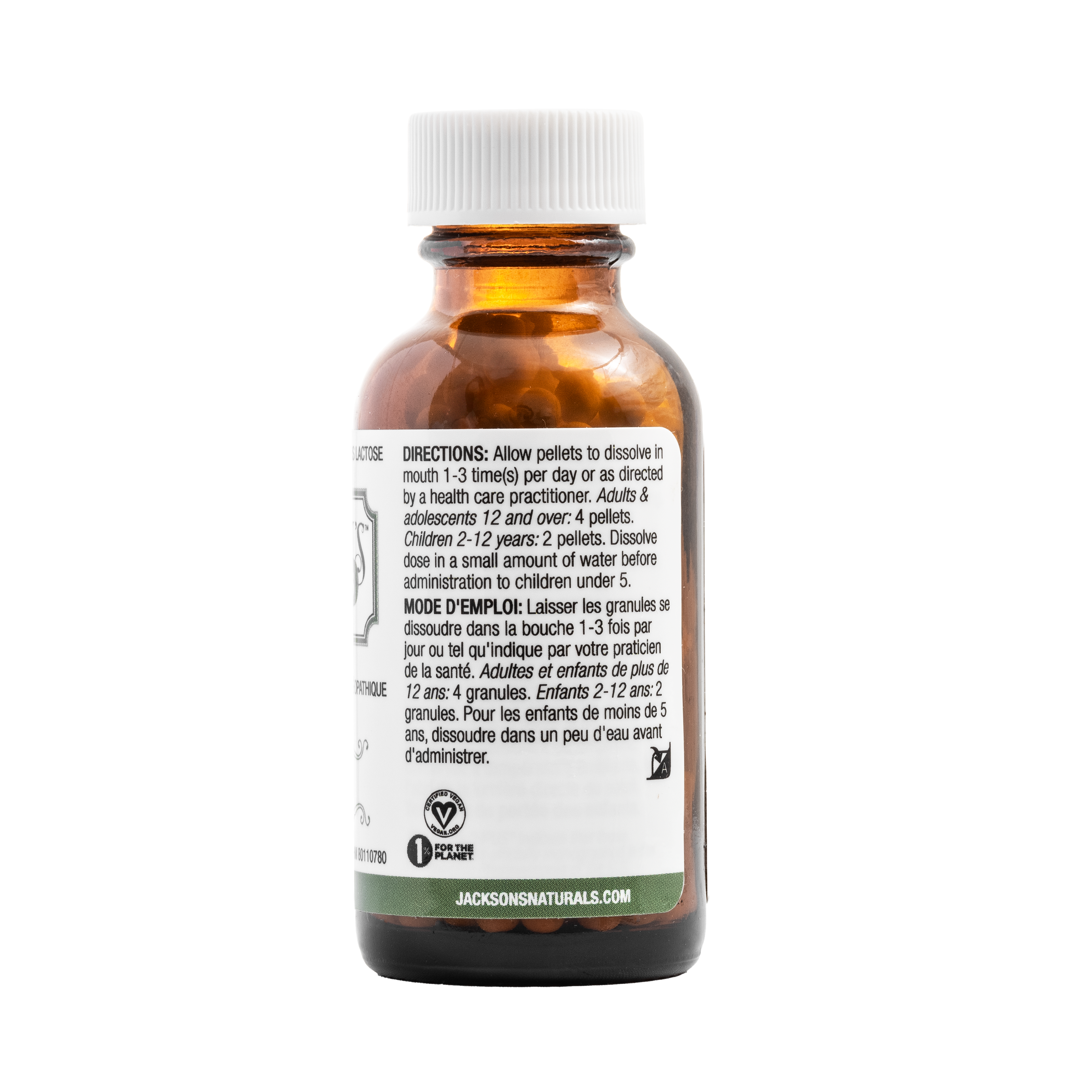 Jackson's 12 in 1 (500 pellets) - Certified Vegan, Lactose-Free All 12 Tissue Cell Salt Combination