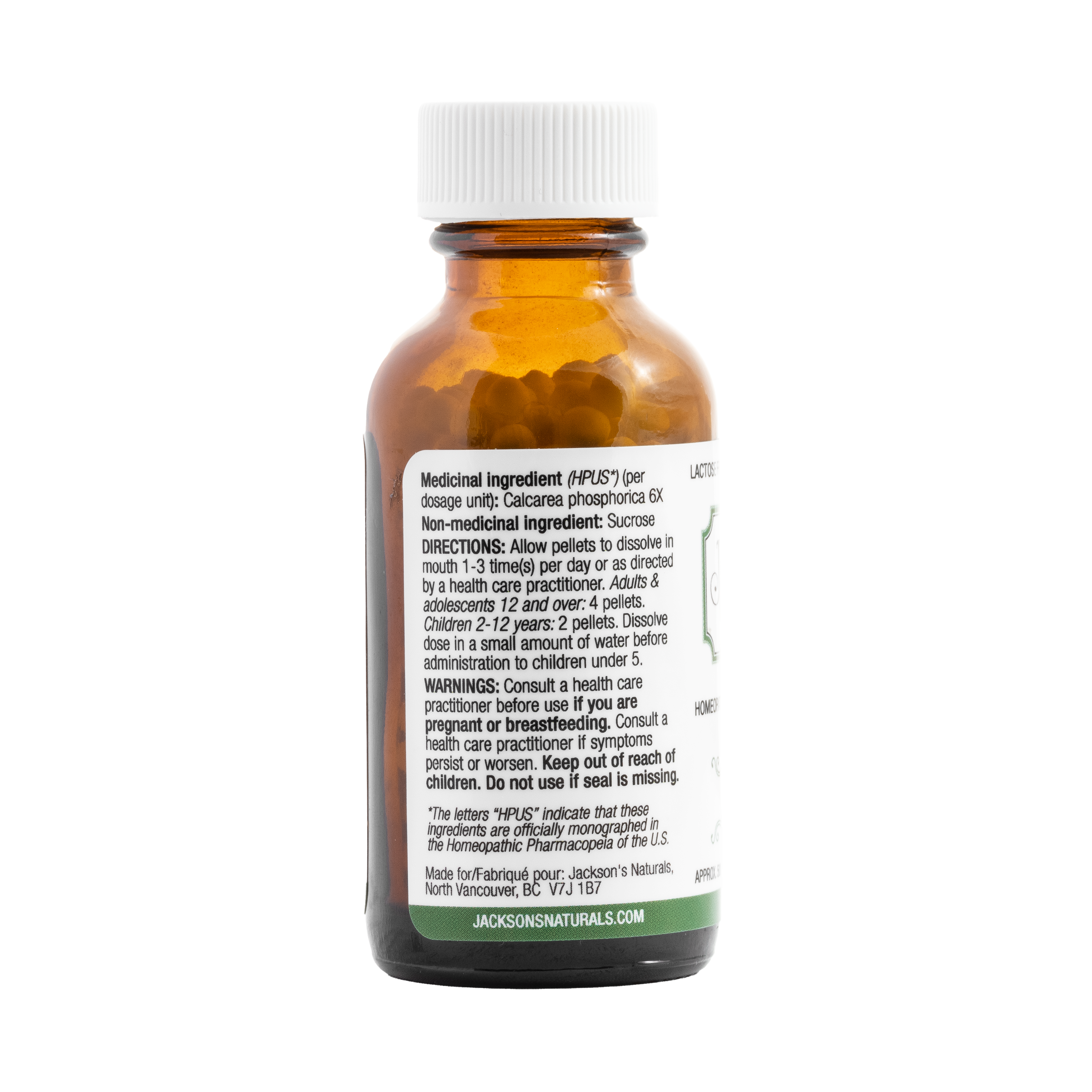 #2 Calc phos 6X (phosphate de calcium) - Sel de cellules de Schuessler (tissus) certifié végétalien et sans lactose