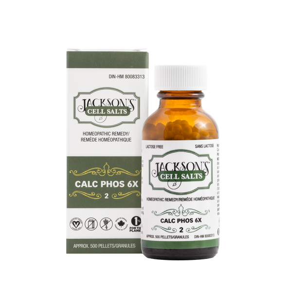 #2 Calc phos 6X (Calcium phosphate) - Certified Vegan, Lactose-Free Schuessler Cell (Tissue) Salt