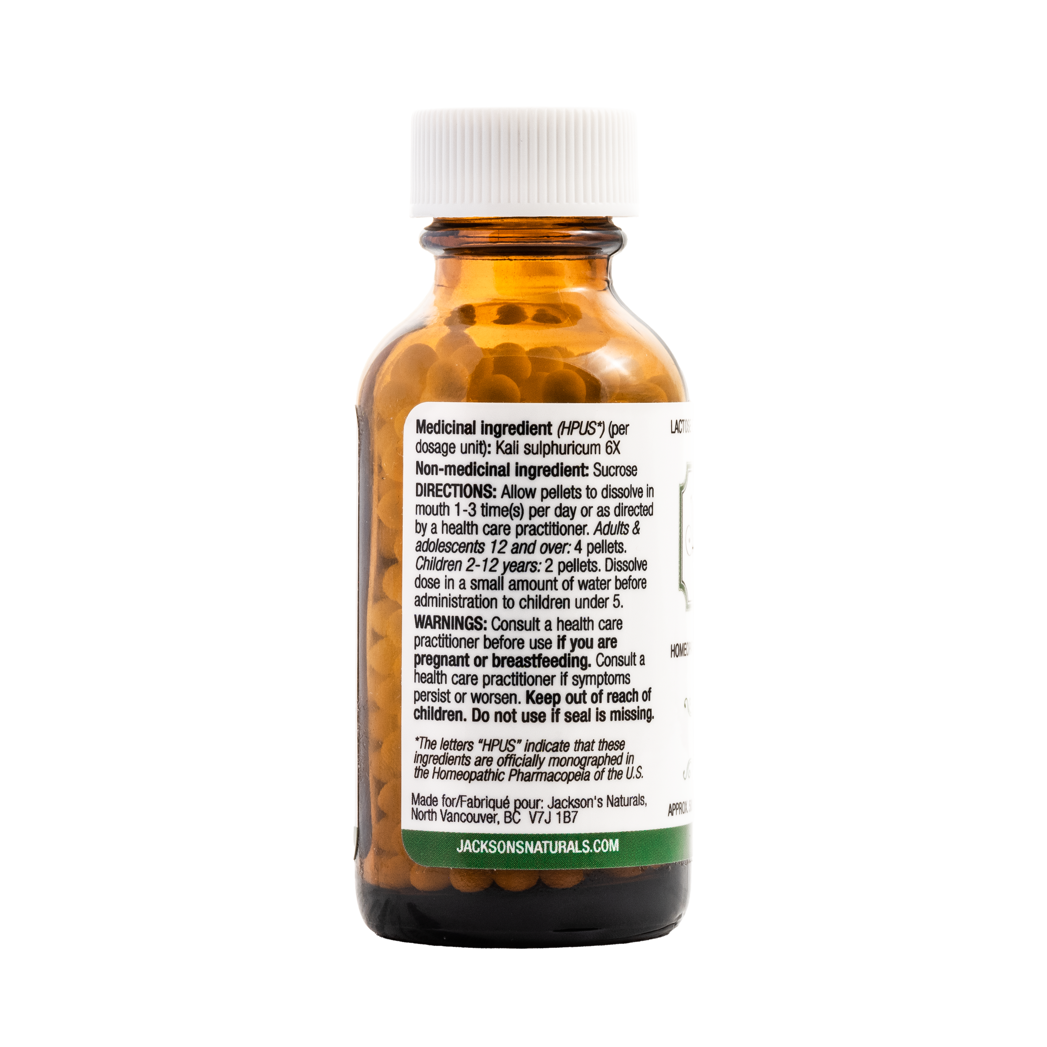 #7 Kali sulph 6X (sulfate de potassium) - Sel de cellules de Schuessler (tissus) certifié végétalien et sans lactose