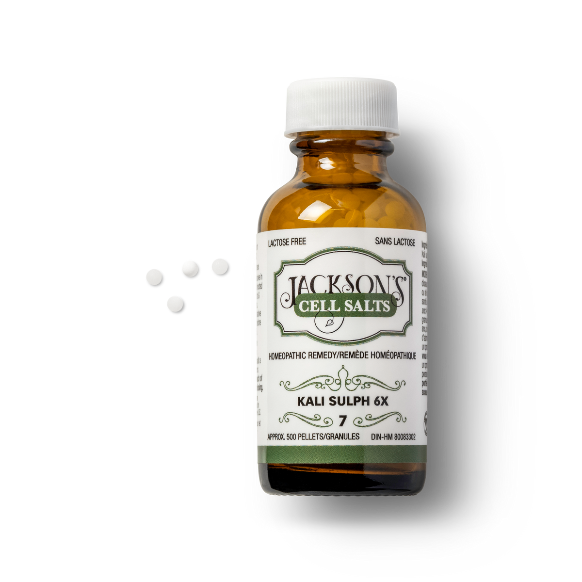 #7 Kali sulph 6X (sulfate de potassium) - Sel de cellules de Schuessler (tissus) certifié végétalien et sans lactose