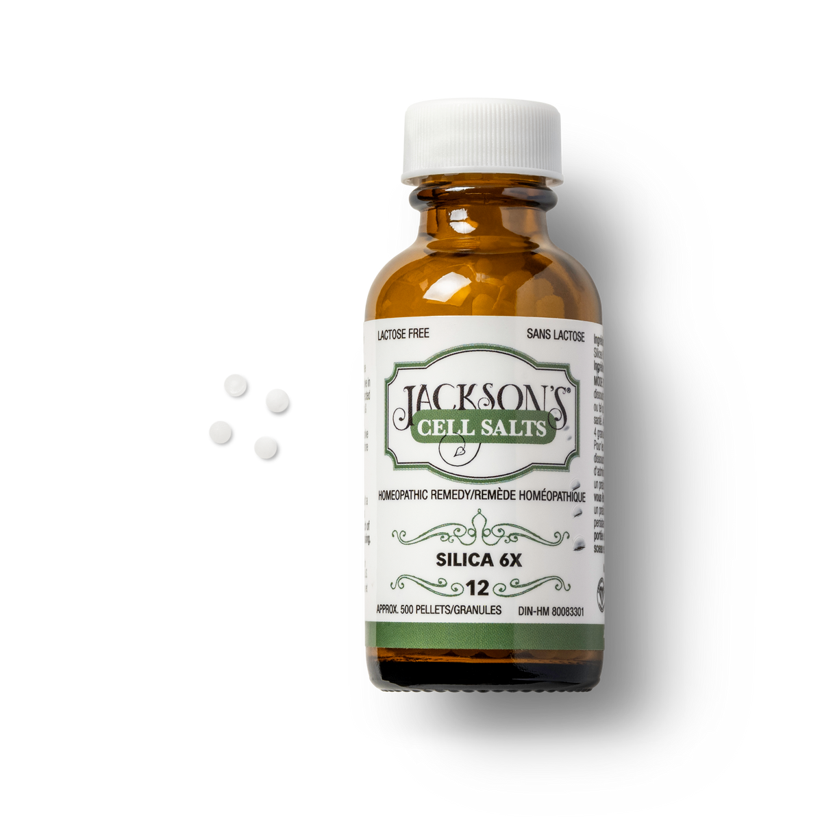 #12 Silica 6X - Certified Vegan, Lactose-Free Schuessler Cell Salt (Silicea)