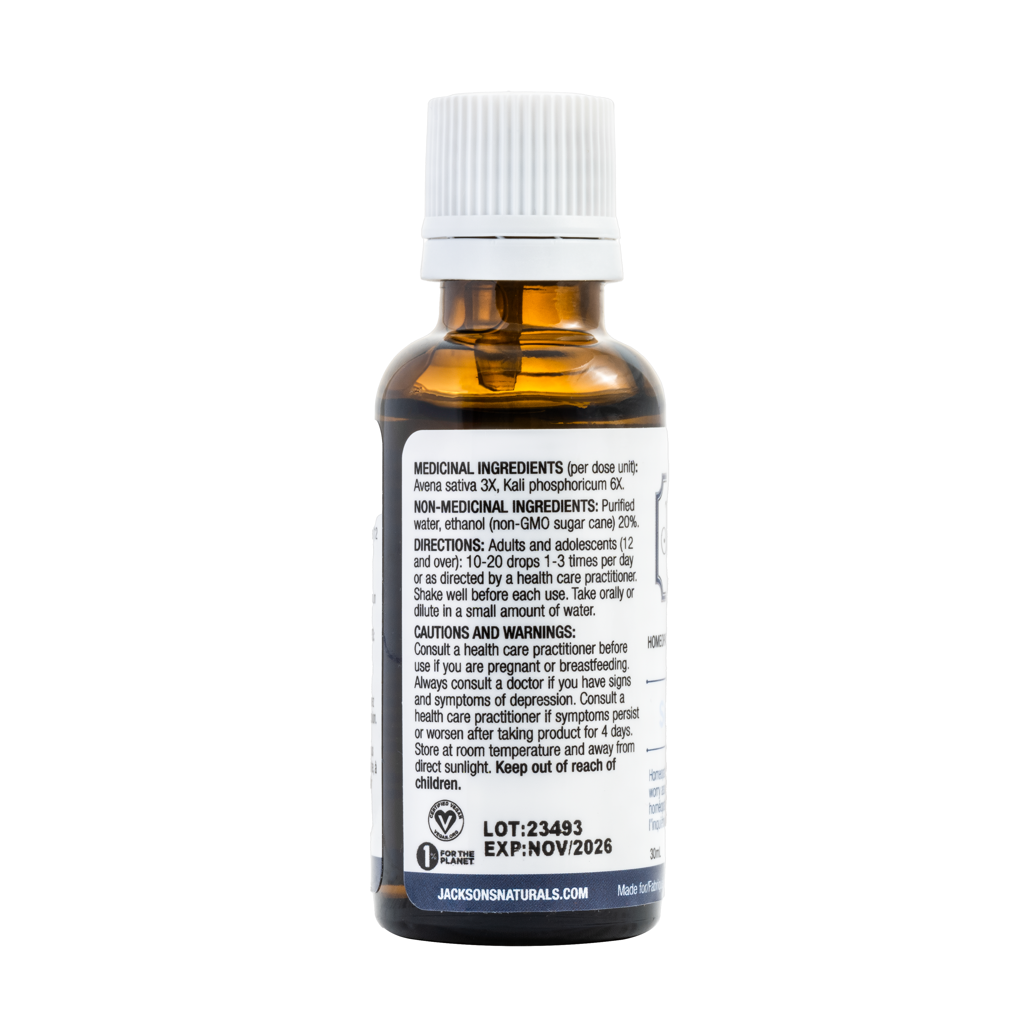 Combinaison de sels cellulaires Serenity NOW pour le stress et le sommeil - Préparation de sel cellulaire homéopathique certifiée végétalienne avec Kali phos 6x