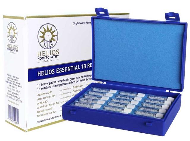 Kit de remèdes Helios Essential 18 avec livret de remèdes gratuit