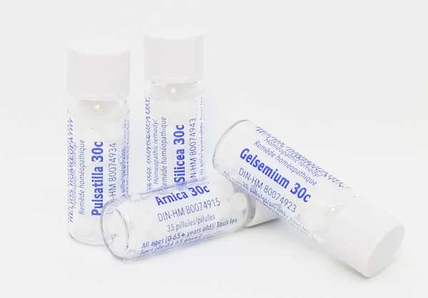 homeopathic remedy vials in Essential 18 Remedies