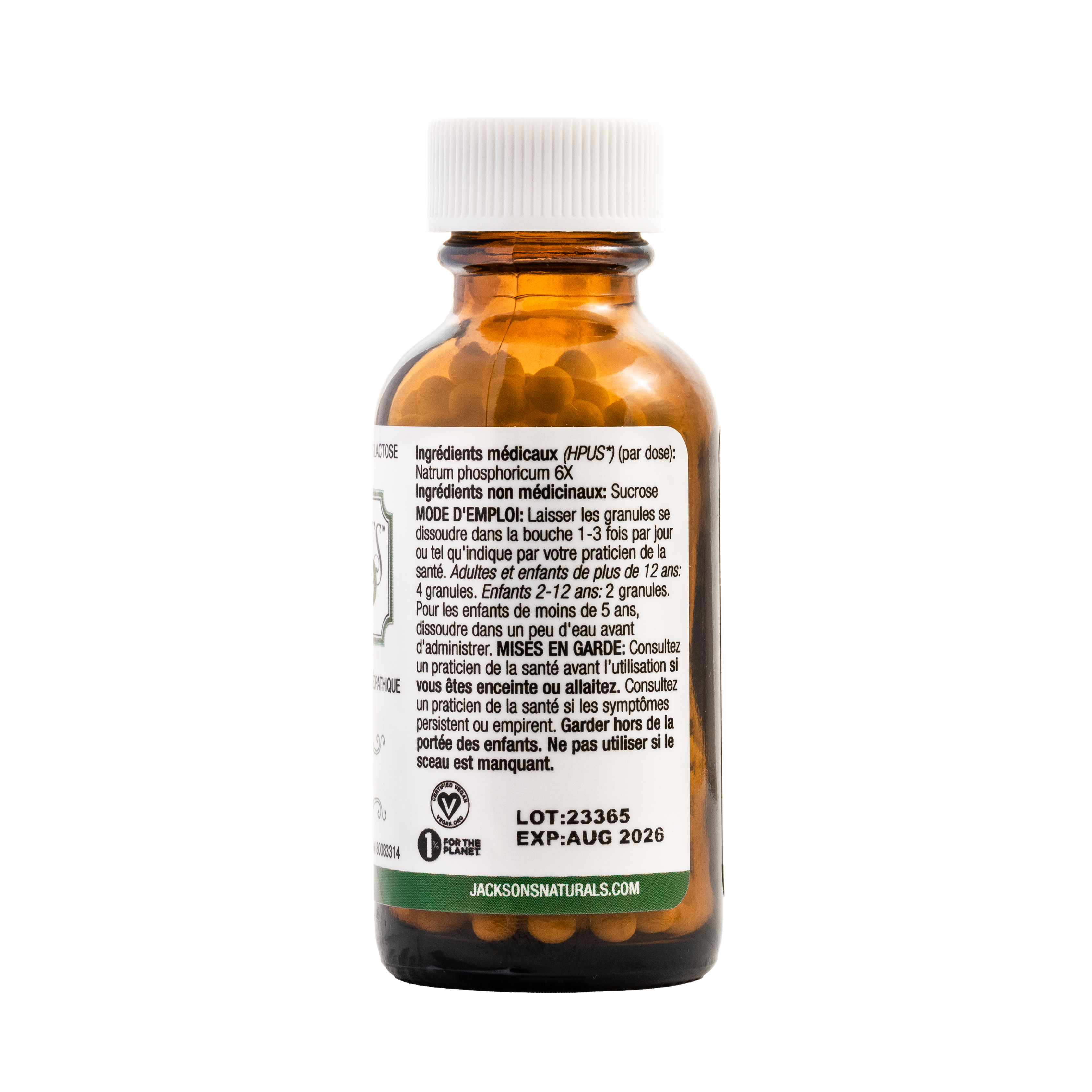 #10 Nat phos 6X (phosphate de sodium) - Sel de cellules de Schuessler (tissus) certifié végétalien et sans lactose