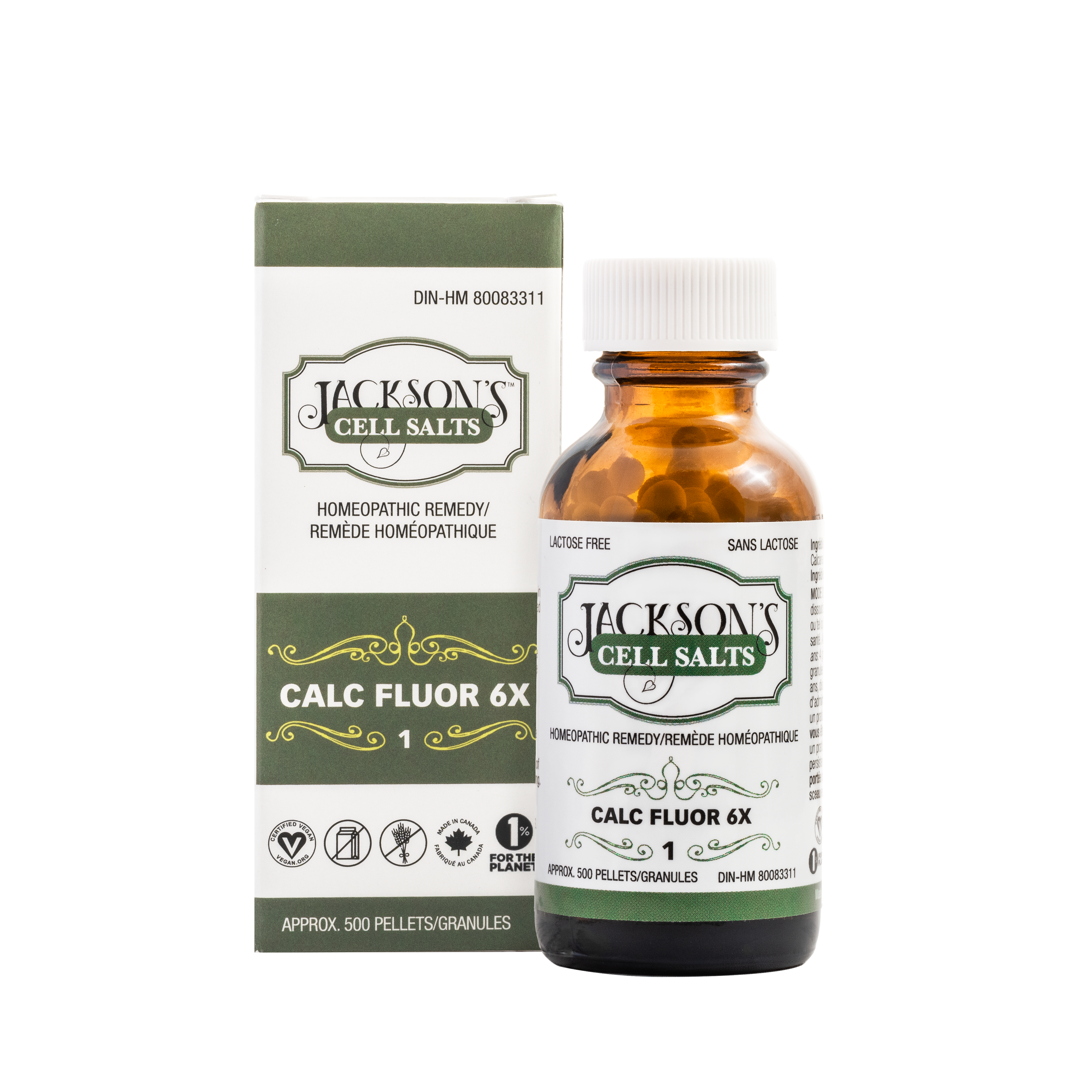 #1 Calc fluor 6X (fluorure de calcium) - Sel de cellules de Schuessler (tissus) certifié végétalien et sans lactose