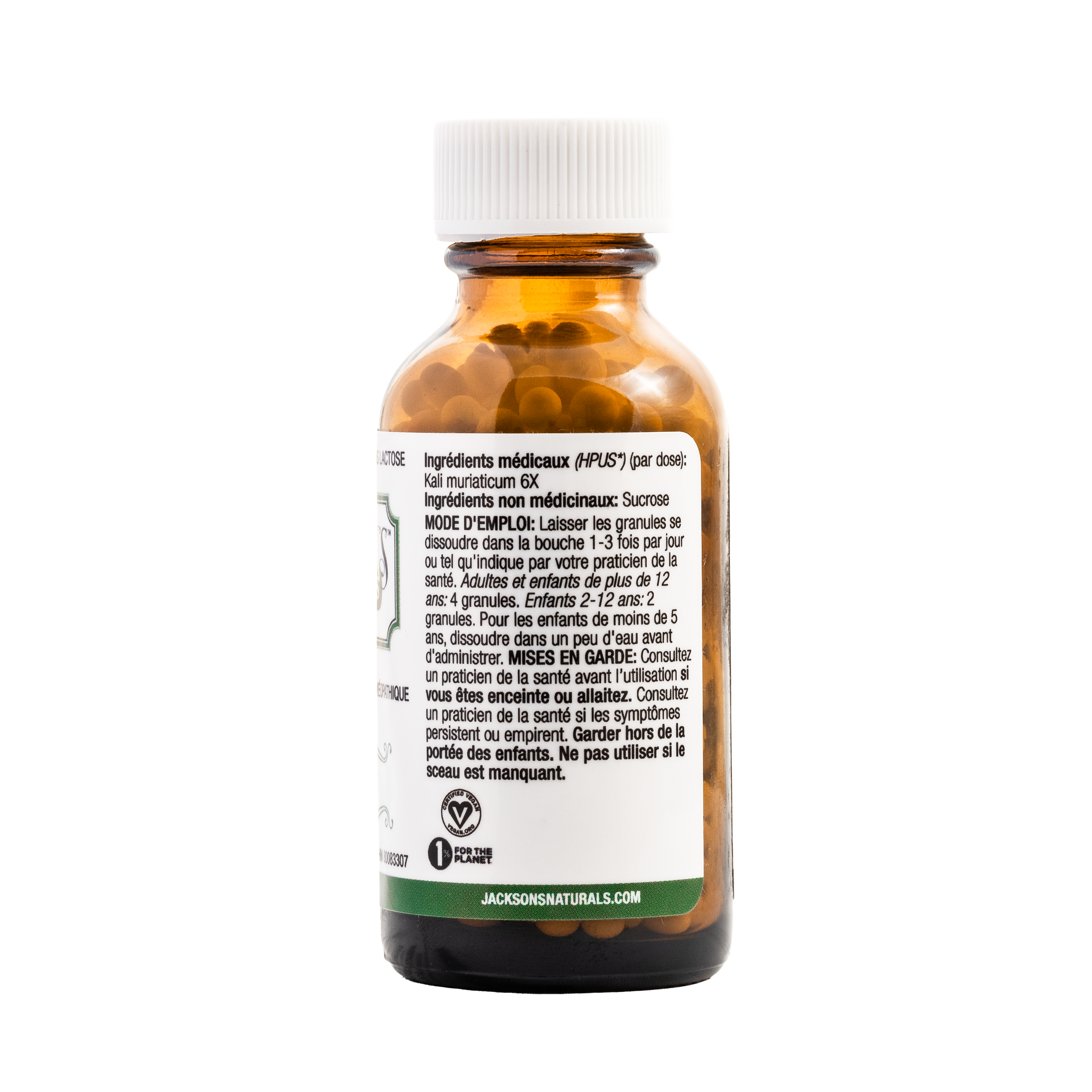 #5 Kali mur 6X (chlorure de potassium) – Le premier sel de cellules de Schuessler (tissus) certifié végétalien et sans lactose
