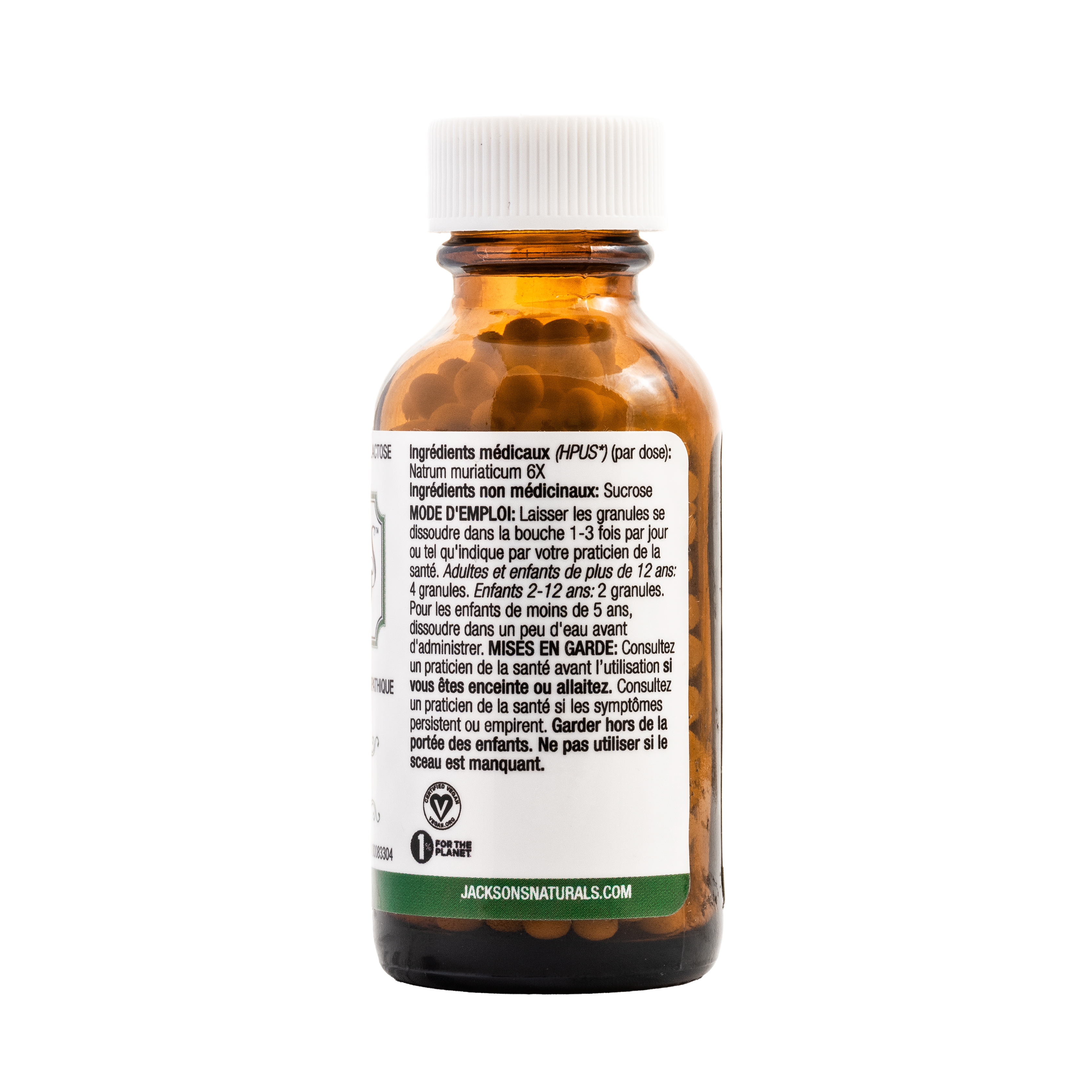 #9 Nat mur 6X (Chlorure de sodium) - Sel de cellules de Schuessler (tissus) certifié végétalien et sans lactose
