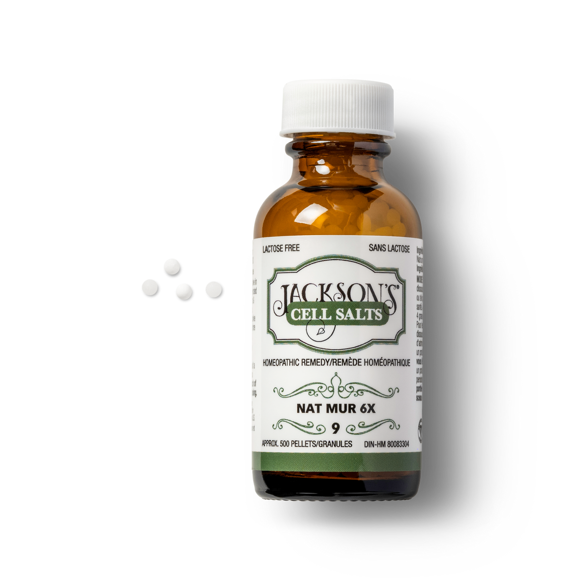 #9 Nat Mur 6X - Certified Vegan, Lactose-Free Schuessler Cell Salt (Sodium chloride)