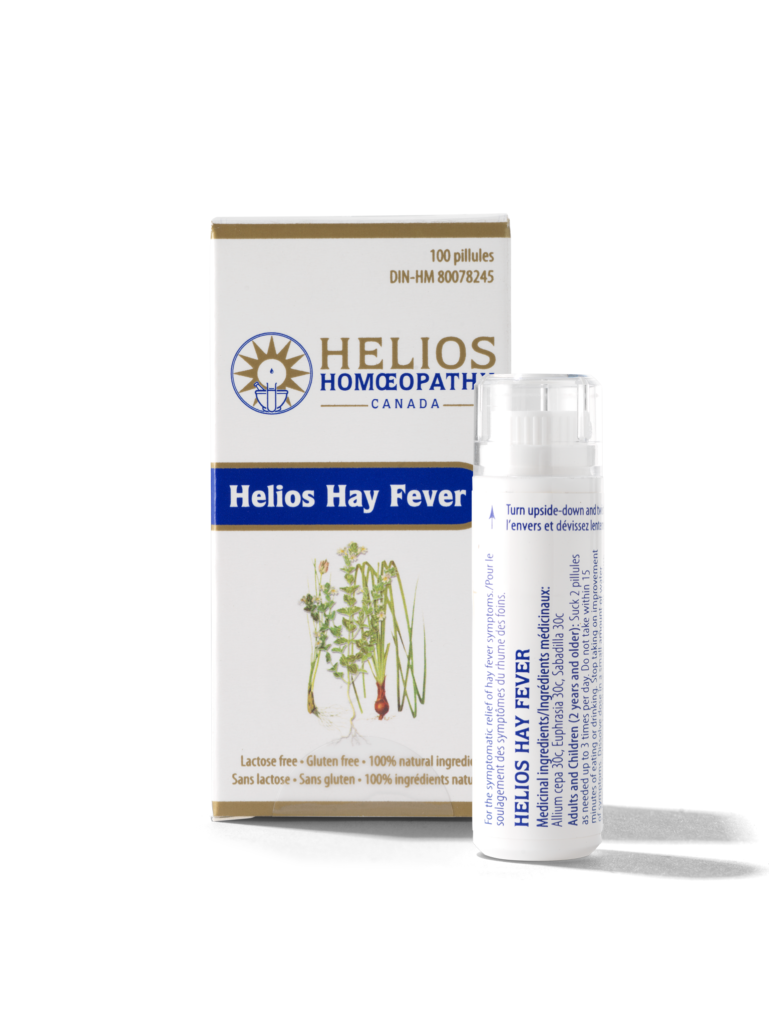 2 POUR 1 Helios Hayfever - Combinaison de remèdes homéopathiques sans lactose