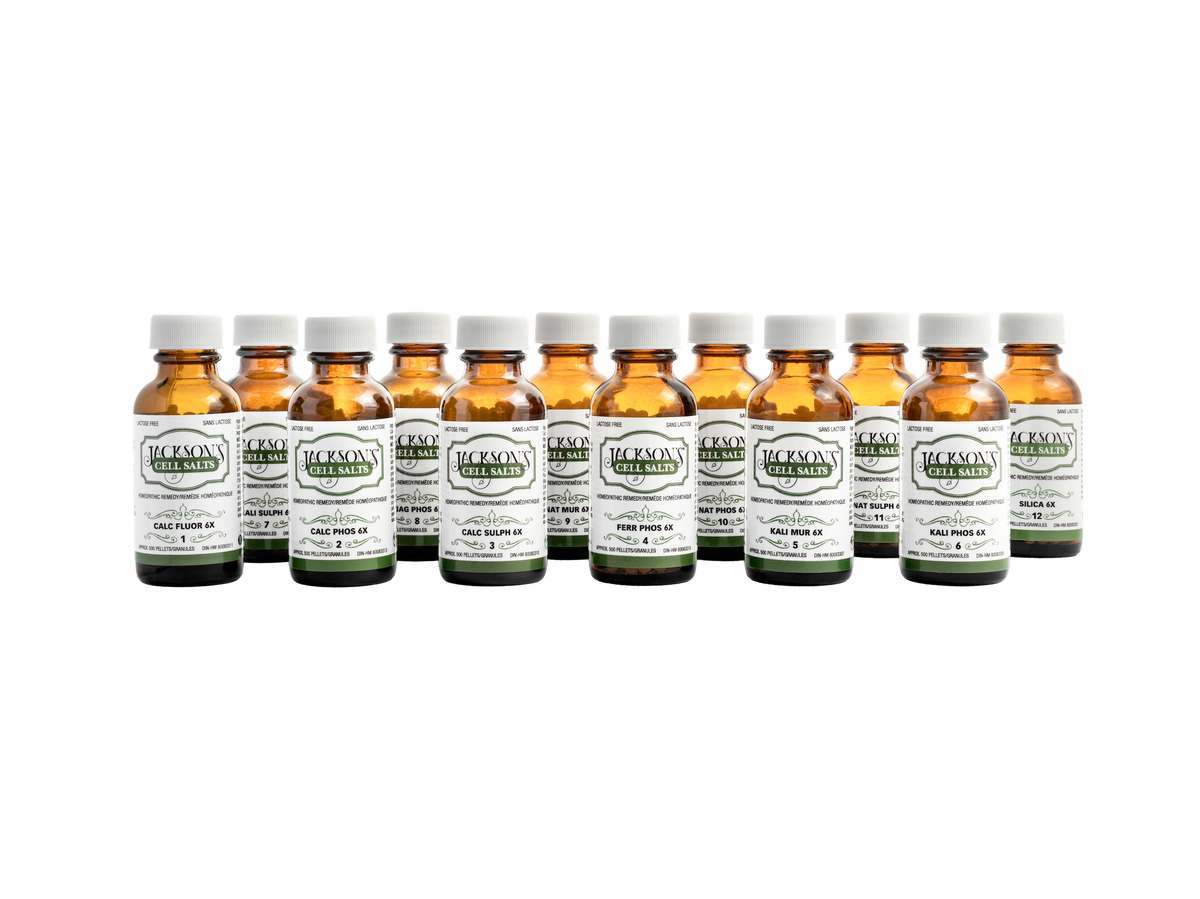 Kit de 12 sels cellulaires - Sels de Schuessler certifiés végétaliens, sans lactose et puissance 6X