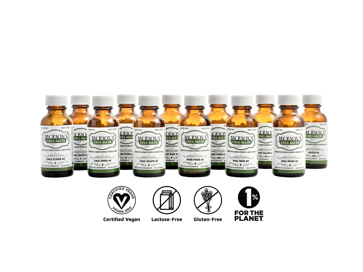 12 Cell Salt Kit: Cell Salts #1–12 | 12-Bottle Set